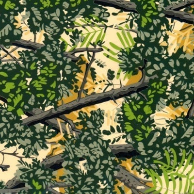 Bushlan Green Camouflage Film-RC-400