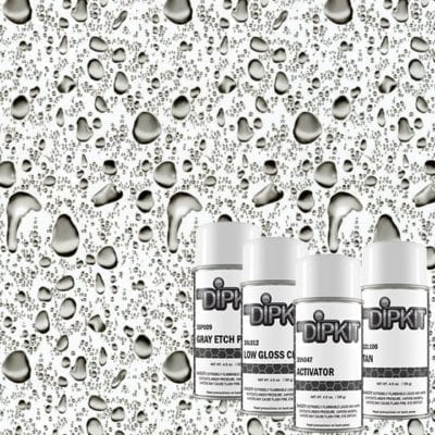 Silver Water Droplets DK-LL-90-40